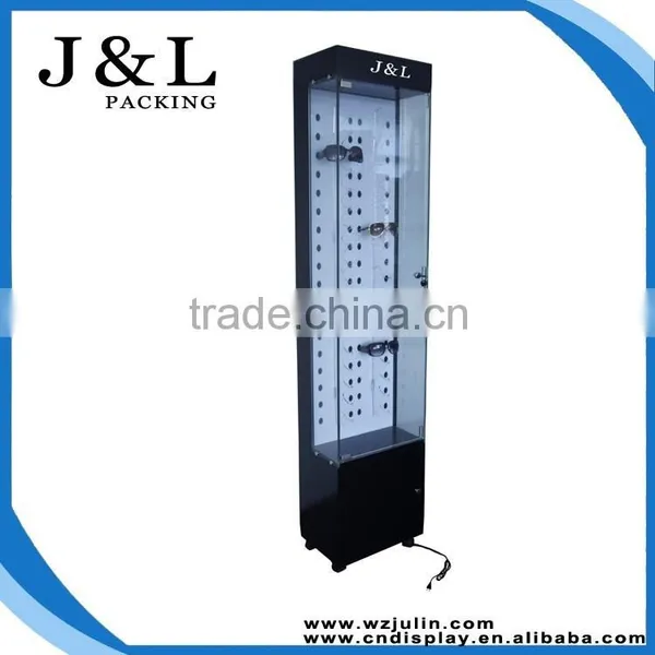 LED Lighting Eyewear Display Floor Stand Sunglasses Display Stand Rack