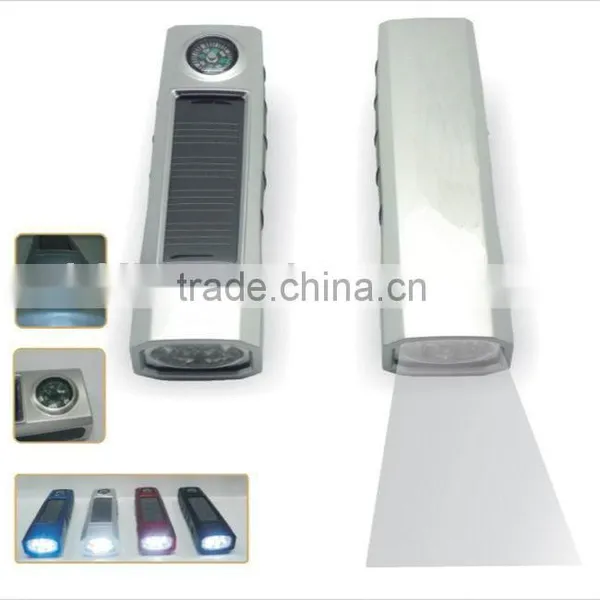 Solar torchlight (GF-D-2688(with compass)) (solar flashlight/led solar flashlight/solar torch)
