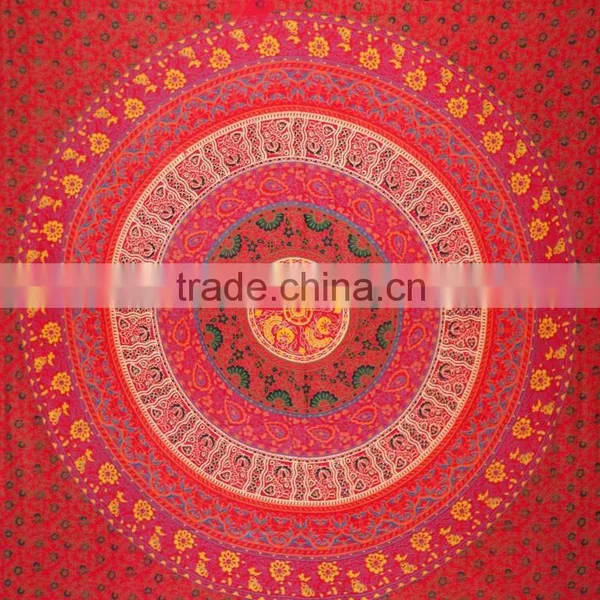 Indian Mandala Hippie Wall Hanging Tapestry Throw Bedspread Ethnic Decor Art photo-4
