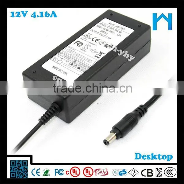 Best Selling for Led Light 12V 4.16a Ac/dc Switching Power Adapter 50w photo-5