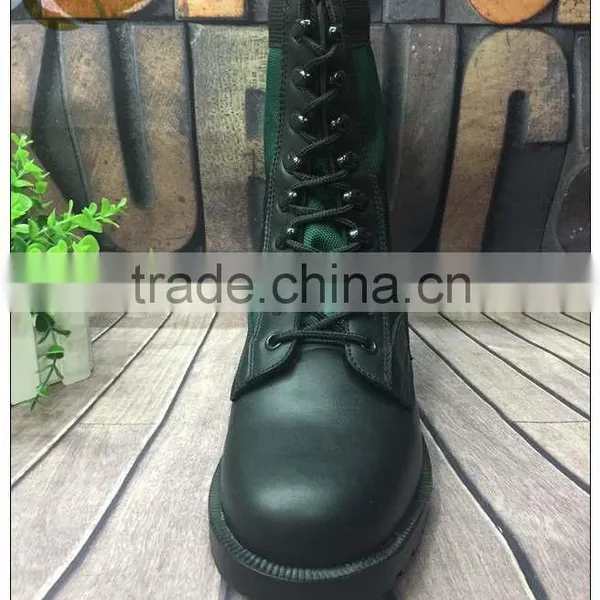 Yiwu Genuine Leather Waterproof Steel Toe Caps Military Army Boots photo-2