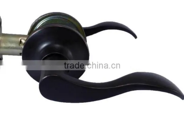 Tubular Handles Lever Lockset With Passage, Privacy, Entrance Function Zinc Alloy Leverset Lock photo-4