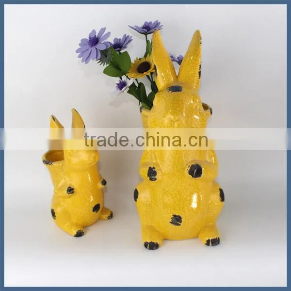 Wholesale Ceramic Easter Rabbit Figurine Craft photo-4