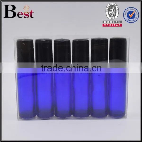 10ml Empty Dark Blue Perfume Bottle Roller in Package photo-2