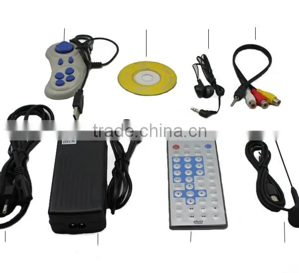 Small Size High Definition 9 Inch DVD Player Support MP4 photo-6