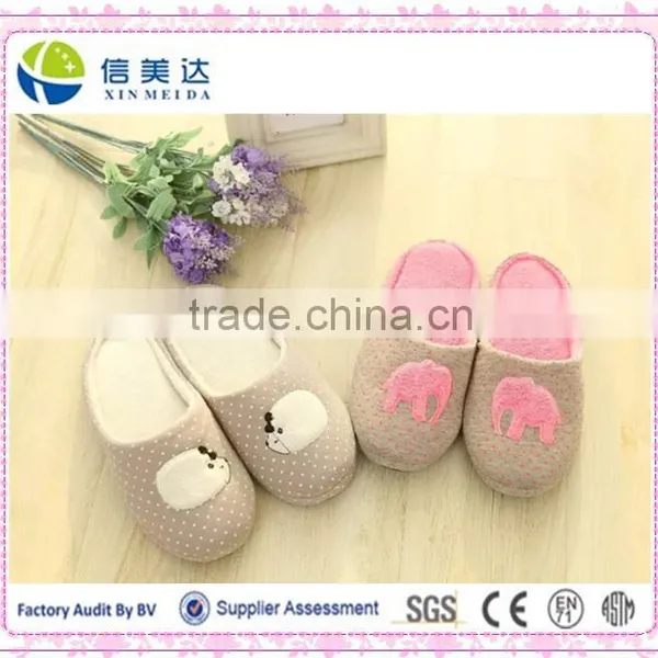 The Elephant Fluffy Slippers Female Plush Household Indoor Floor Cotton Slippers