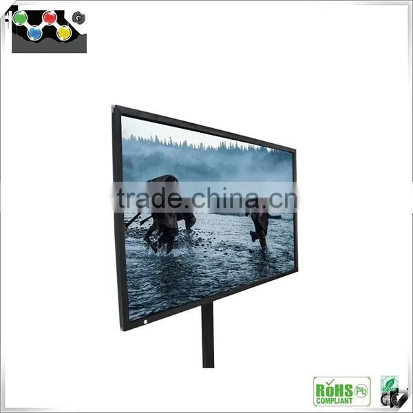 Hot Sale!!! High Resolution Wall Mounted 55 Inch Black Lcd tv Thin 3d Smart tv photo-3
