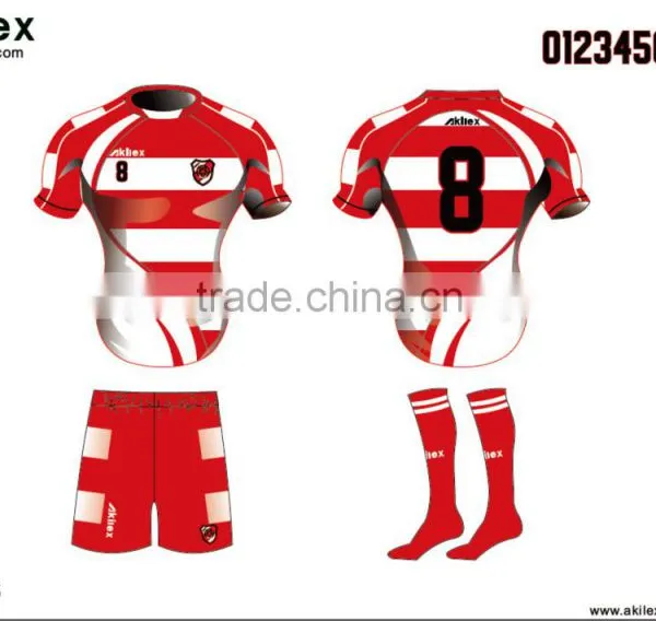 Custom High Quality Dry Fit Sublimation Soccer Jersey Uniform Shirt photo-2
