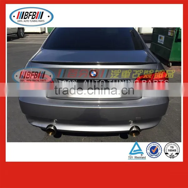 Auto Black Carbon Fiber 3 Series M3 Style E92 For Bmw Spoiler Lip Rear 2006-2012 photo-6