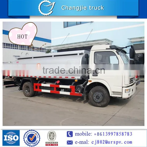 4*2 Fuel Tanker Truck 5-6cbm Mini Oil Fuel Tanker Truck Dongfeng Mini Oil Truck