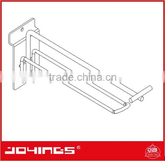 Double Sided Slatwall Display Promotion Magazine, Brochure Display Rack, Aluminum Extrusion Back Panel photo-5