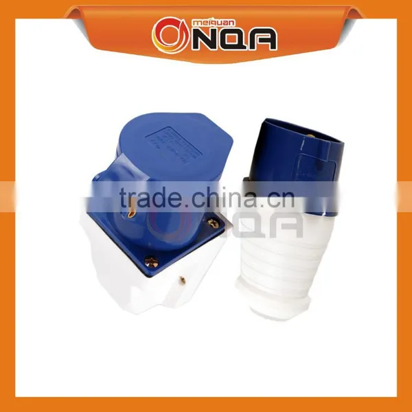 Wall Mounted Male and Female Industrial Plug and Socket 16A IP44 IP67 3p photo-2