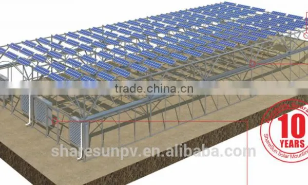 Solar Greenhouse for Solar Mounting Panels