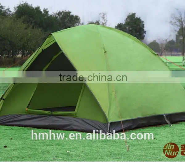 3 Person Double Door Fiberglass Pole Camping/travelling Tent photo-4
