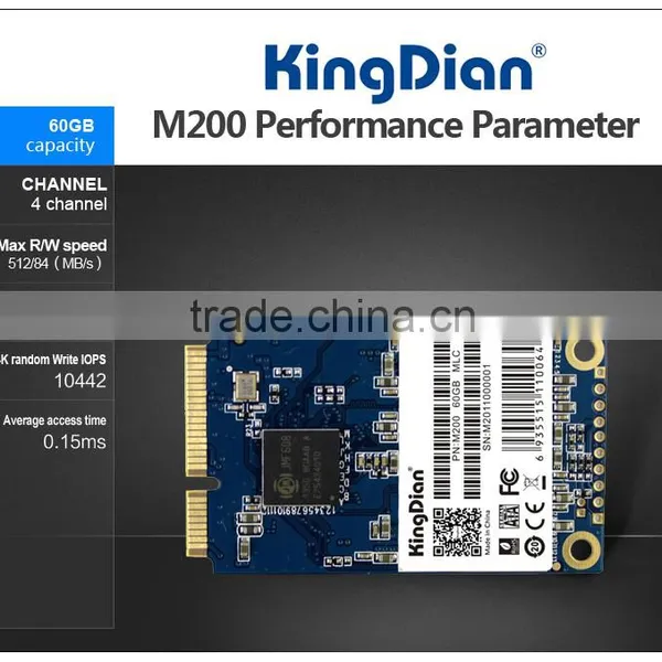 KingDian Mini Pcie MSATA SSD 60GB Solid State Hard Drive 64GB SSD For Desktop Laptop Server photo-3