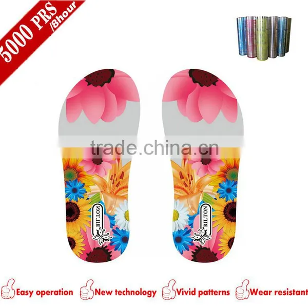 Light up Ladies Slipper Heat Transfer Film photo-5