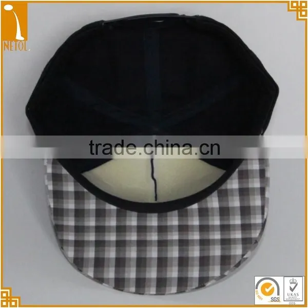 5 Panel Sports Style Flat Brim Ball Custom Snapback Caps photo-5