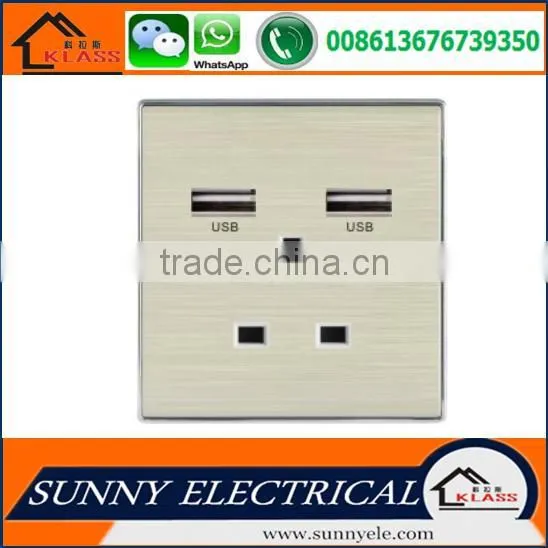 Wenzhou Applicances Outlet USB Wall Socket With CE Certification photo-2
