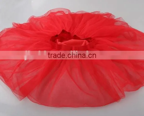 Women Red Tutu Skirt Formal Pettiskirt photo-2