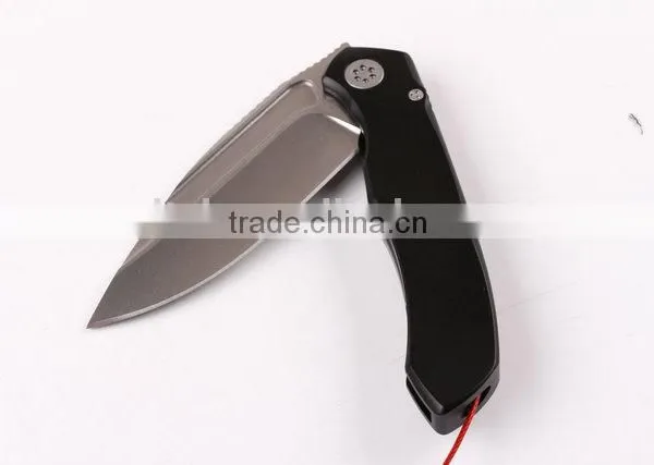 OEM Folding Knife With D2 Blade and Titanium Alloy Handle photo-5