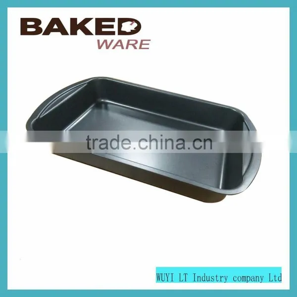 0.4mm Carbon Steel Non-stick 25.4cm Rectangle Cake Pan With Shallow Shape photo-4