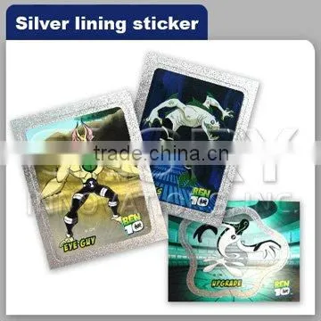 Sticker - Reflective Sticker With Silver Stamping Effect