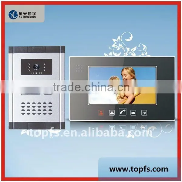 Color Video Door Entrance Intercom With 7-inch Monitor