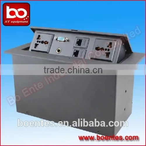 Desktop Pop up Connectors With 2 Power+VGA+3.5 Audio Jack for Meeting Table photo-4