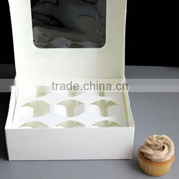 Mini Cupcake Boxes and Packaging With 9 Cavity Insert Cheap