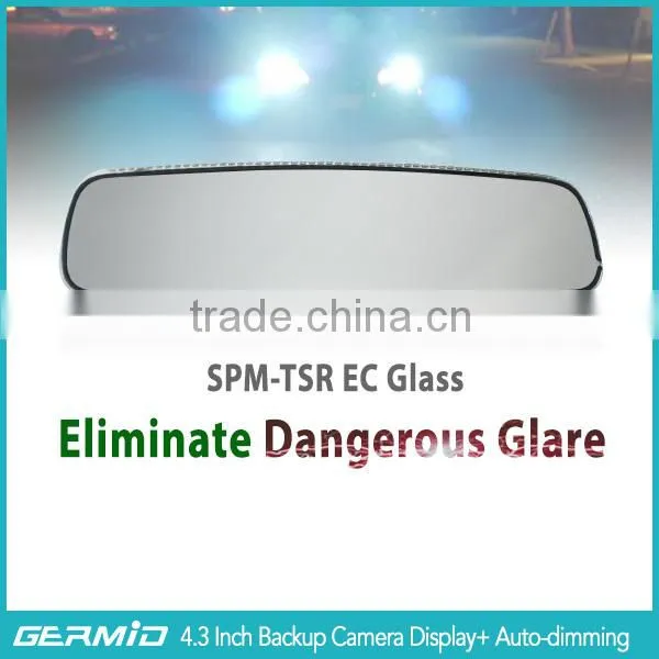 4.3inch Car Mirror Anti Glare Glass Auto Dimming Rear View Mirror With Auto Adjustable Guide Line photo-4