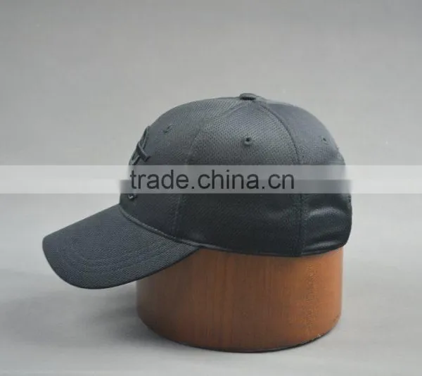 Black Sports Caps Diamond Mesh PE Sports Caps photo-3