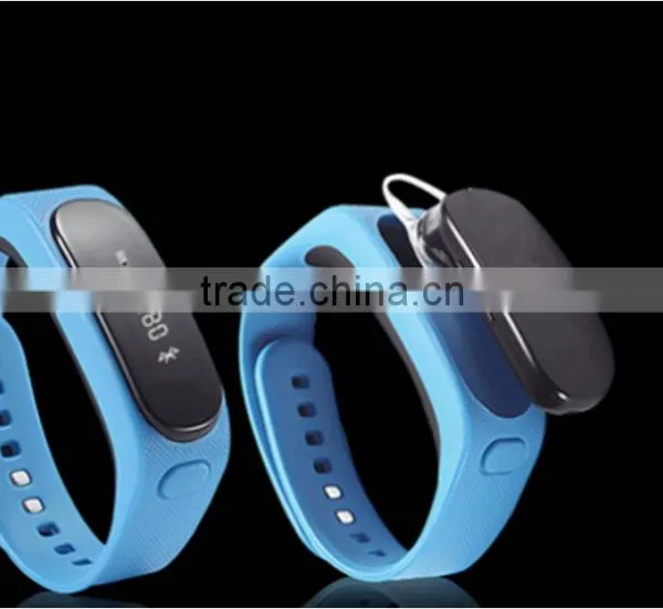 TPU Smart Bracelet With Bluetooth Earphone and Health Monitoring photo-2
