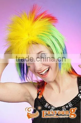 Mens Fancy Dress Wigs, Multi Color Naruto Cosplay Wig photo-3