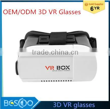 Original VR Box Virtual Reality 3D Glasses Headset Head Mount Google Cardboard Helmet VR BOX for 4.0'-6.0' Phone