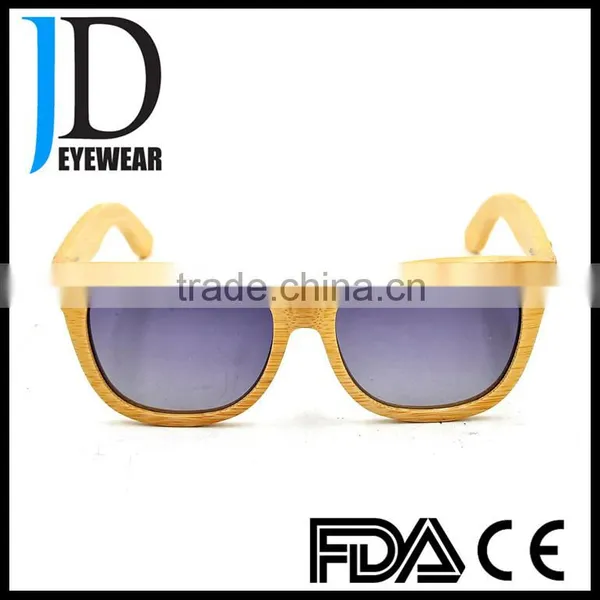 China Hot-sale New Fashion Custom Brand Name Mens Bamboo Sunglasses