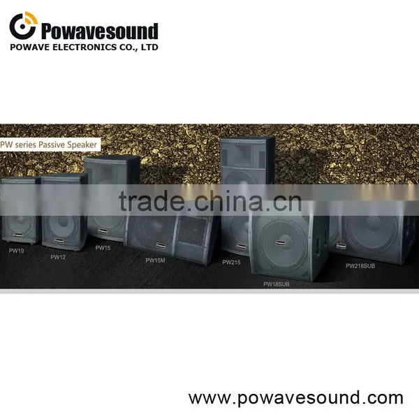 PW Series Powavesound pa Speaker System Passive Full Range Active Available