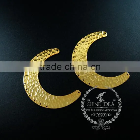 60*15mm Gold Plated Harmed Pattern Pendant Charm DIY Earrings Chandelier Jewelry Supplies 1850251 photo-2
