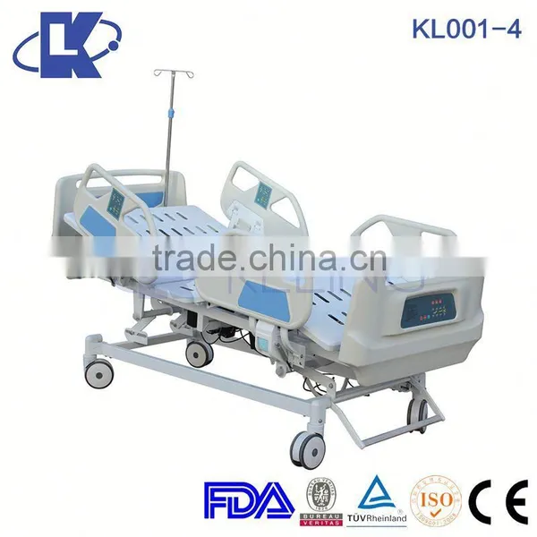 KL001-4 Adjustable Electric ICU Bed,Multifunctional Hospital ICU Electric Bed, Multifunction ICU Electric Hospital Bed