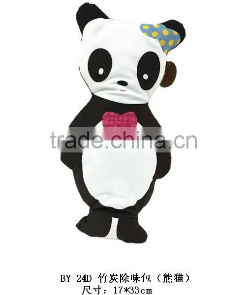 Healthfull Cute Panda Car Freshener , Bamboo Charcoal Deodorizer for Car photo-4