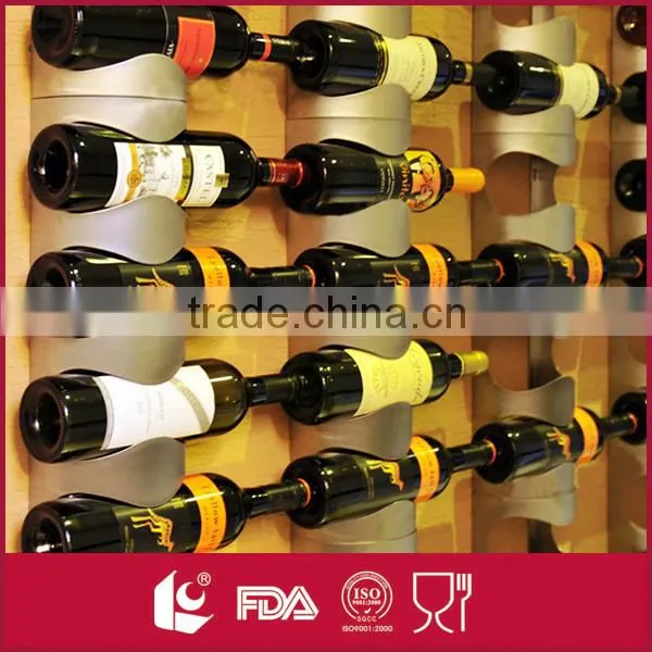 Household Wholesale Multifunctional Stainless Steel Wine Rack Wall Mount photo-3
