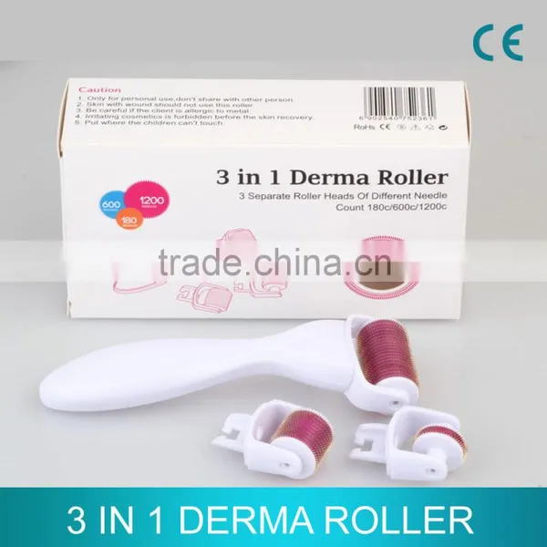 3 in 1 Derma Roller Stainless Micro Needle Therapy DRS Derma Roller Kits for Anti Cellulite photo-2