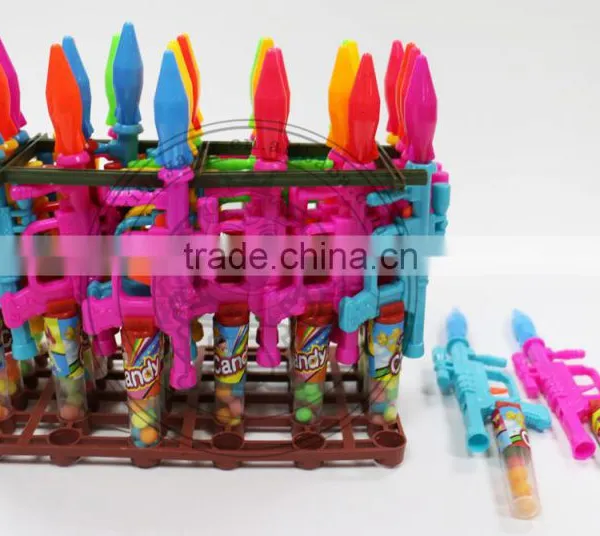 Plastic Missile Shoot Gun Toy With 2g Assorted Pressed Candy photo-5