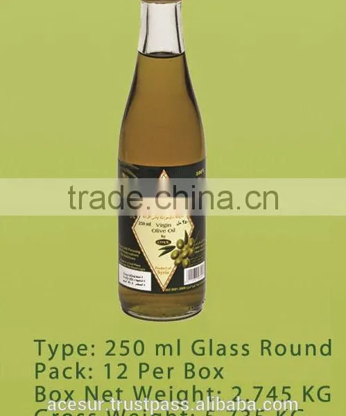 AFRINOLA Virgin Olive Oil Glass 250 ml