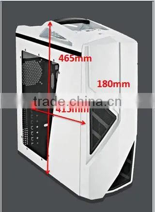 New Gaming Computer Case With Water Cooling System 0.55mm SPCC With 8cm Color Fan In the Front photo-6