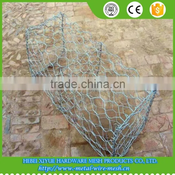 Hot Sale Woven Hexagonal Metal Gabion Basket Wall for Flood Protection