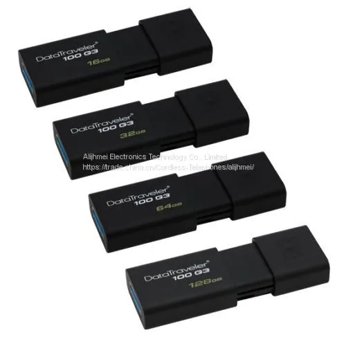 Kingston 16GB 32GB 64GB 128GB DT 100 USB3.0 Flash Pen Drive Memory Stick Key photo-2