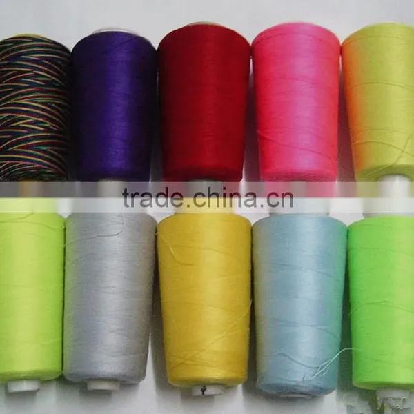 China Supplier Short Fiber Eco-friendly Sewing Thread Ployester photo-3