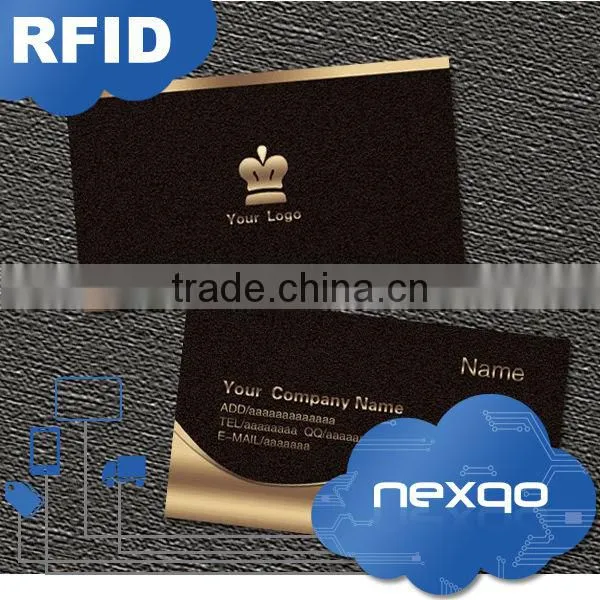 Cool Free Design RFID NFC Rubber Business Card photo-2