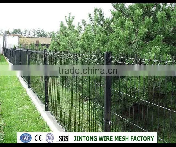 Anping Curved Wire Railway Fence Manufacturer/Peach Shape Post Pvc Coated Steel Welded Fence photo-5