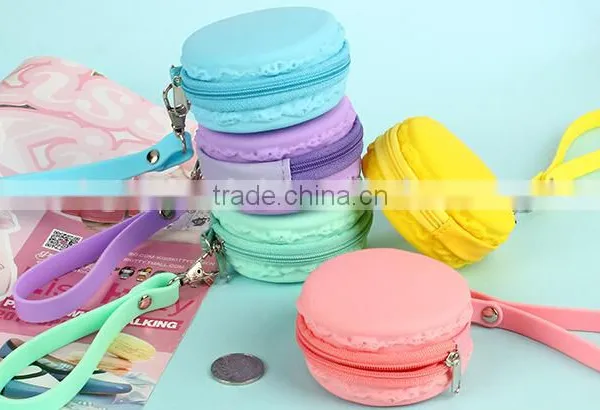 New Products Silicone Waterpoof Macarons Woman Wallet for Travel photo-5
